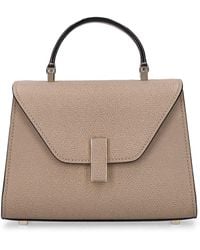 Valextra - Micro Iside Grain Leather Top Handle Bag - Lyst