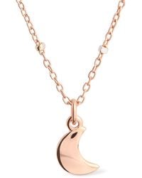 Dodo - 9kt Mini Moon Collar Necklace - Lyst