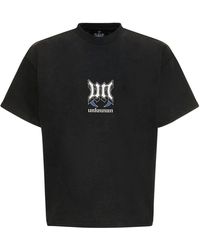 Unknown - T-shirt en coton imprimé snake & dagger - Lyst