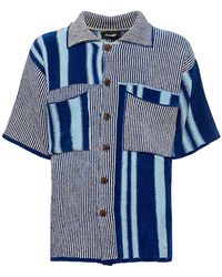 Ahluwalia - Camisa de punto de viscosa con manga corta - Lyst