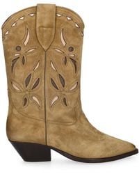 Isabel Marant - 40Mm Duerto Suede Ankle Boots - Lyst