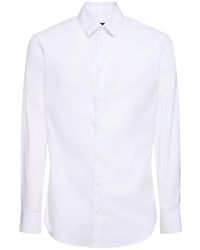 Giorgio Armani - Stretch Cotton Shirt - Lyst