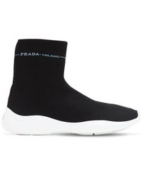 Sneaker alte da donna di Prada