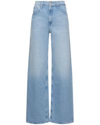Mother - High Waisted Spinner Stonewashed Jeans - Lyst
