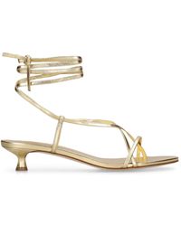 Aeyde - 35mm Paige Laminated Leather Sandals - Lyst