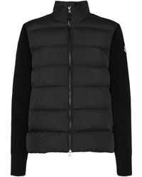 Moncler - Virgin Wool Down Cardigan - Lyst