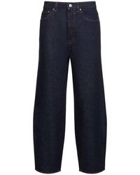 Totême - Jeans barrel fit in denim di cotone - Lyst