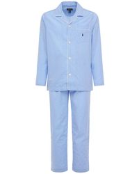 Polo Ralph Lauren - Pijama De Algodón Con Botones - Lyst