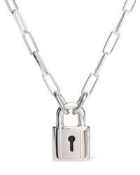 Dodo - Mujer Collar De Cadena Con Candado Unique - Lyst