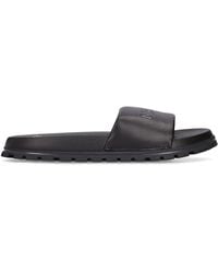 Marc Jacobs - Leather Slide Sandals - Lyst