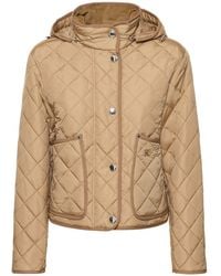 Burberry - Gesteppte Kapuzenjacke - Lyst