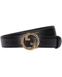 Gucci - Blondie Leather Belt - Lyst