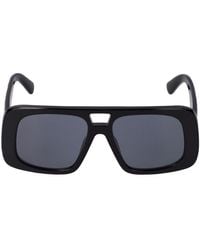 Stella McCartney - Squared Pilot Bio-Acetate Sunglasses - Lyst