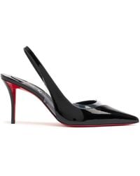 Christian Louboutin - Mujer Salones De Charol Y Pvc 80Mm - Lyst