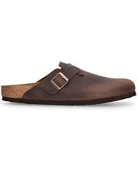 Birkenstock - Boston Sfb Leather Sandals - Lyst
