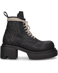 Rick Owens - Low Army Bogun Leather Boots - Lyst