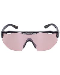 Moncler - Shield Acetate Mask Sunglasses - Lyst
