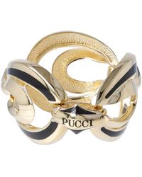 Emilio Pucci - Rombi Enameled Chain Bracelet - Lyst