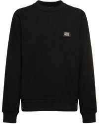 Dolce & Gabbana - Essential Jersey Sweatshirt - Lyst