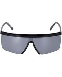 GIUSEPPE DI MORABITO - Mask Acetate Sunglasses W/ Mirror Lens - Lyst