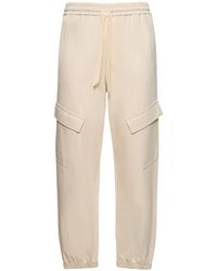 Jil Sander - Cotton Jersey Cargo Pants - Lyst