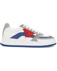 DSquared² - Logo Leather Sneakers - Lyst