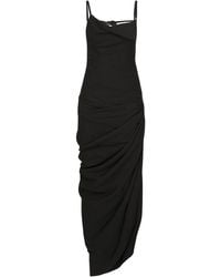 Jacquemus - Robe longue 'la robe saudade longue' noire - les classiques - Lyst