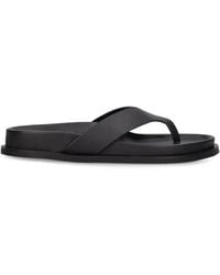 St. Agni - 30Mm Leather Thong Flat Sandals - Lyst