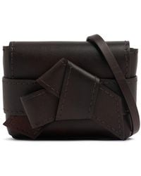 Acne Studios - Mini Umhängetasche Aus Leder "musubi" - Lyst