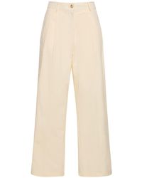 DUNST - Pantalon chino à plis en coton et nylon - Lyst