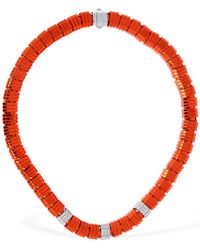 Eera - Candy 18kt & Diamond Collar Necklace - Lyst