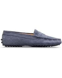 Tod's - 5Mm Gommini Suede Loafers - Lyst