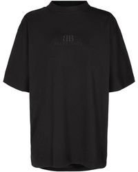 Balenciaga - T-shirt Aus Baumwolljersey Mit Rissen - Lyst