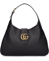 Gucci - Aphrodite Leather Hobo Bag - Lyst