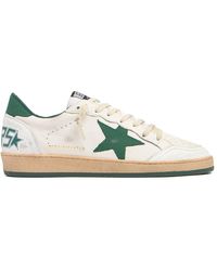 Golden Goose - Ball Star Nappa Leather & Nylon Sneakers - Lyst
