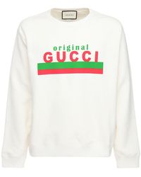 Gucci - Original Print Crew Sweat - Lyst