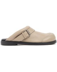 Acne Studios - 20Mm Leather Mules W/ Buckle Strap - Lyst