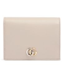 Gucci - gg Marmont Leather Card Case Wallet - Lyst