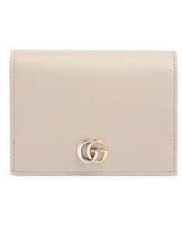 Gucci - Kartenetui Aus Leder "petite Marmont" - Lyst