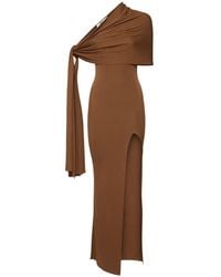 AYA MUSE - Langes Kleid Aus Seide Und Viskose "hale" - Lyst