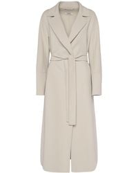 Max Mara - Elisa Wool Belted Long Coat - Lyst