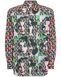 Comme des Garçons - Camicia andy warhol in popeline di cotone - Lyst