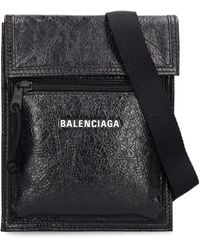 Balenciaga - Explorer Leather Crossbody Bag - Lyst