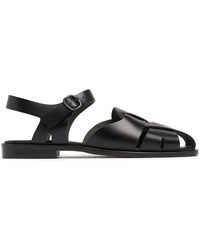 Hereu - Damen 20Mm Hohe Sandalen Aus Leder „Pedra“ - Lyst