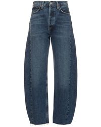 Agolde - Luna Pieced Cotton Denim Jeans - Lyst