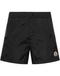 Moncler - Bañador shorts de nylon - Lyst