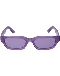 Chimi - Lunettes de soleil carrées en acétate sting purple - Lyst
