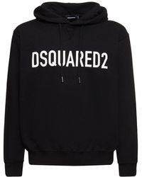 DSquared² - Hoodie Aus Baumwolle Mit Logodruck - Lyst