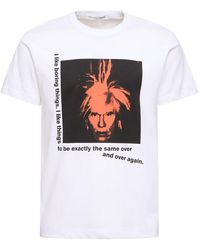 Comme des Garçons - T-shirt Aus Baumwolle "andy Warhol" - Lyst