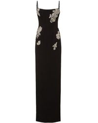 Zuhair Murad - Embroidered Cady Long Dress - Lyst